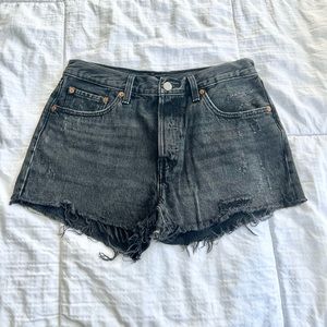 Levi’s 501 Black Shorts
